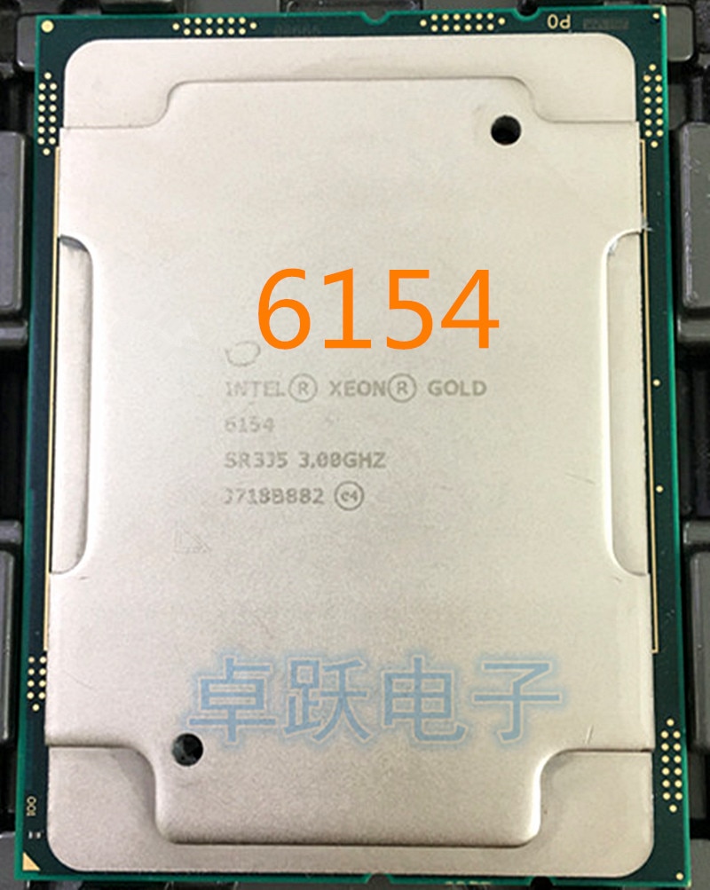 Intel-Xeon 6154 μ 24.75M ĳ, 3.00 GHz CD806730..